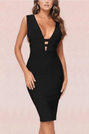 Bay Bandage Dress - Classic Black