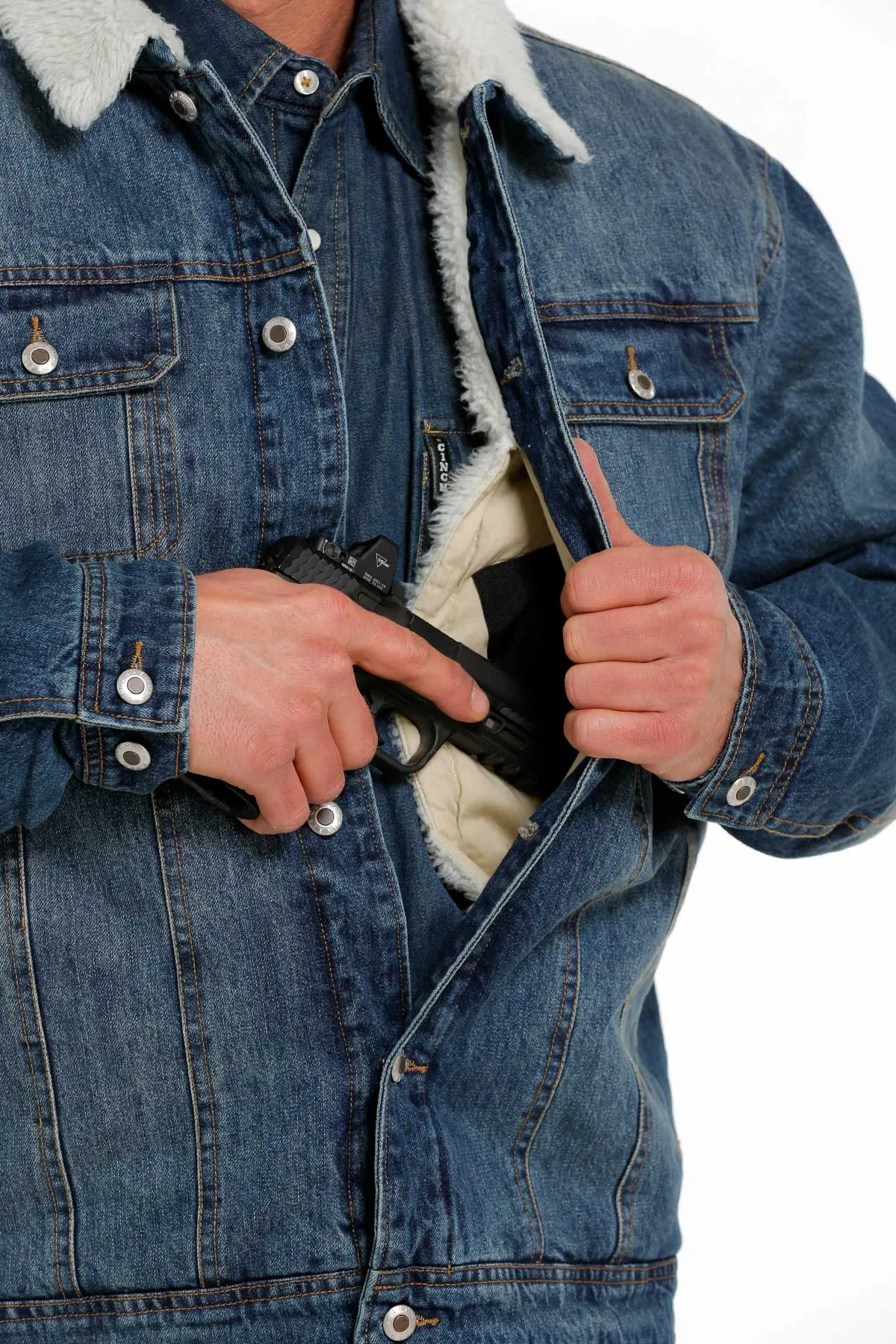 Cinch | Denim Concealed Carry Trucker Jacket