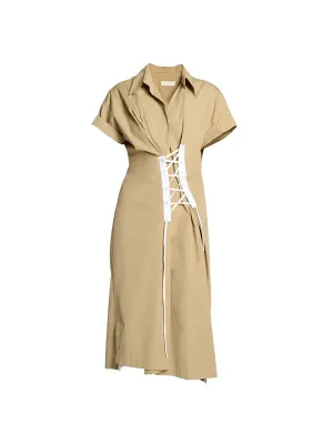 Delick Dress in Beige