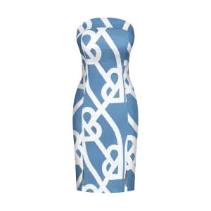 DENOGRAM TUBE DRESS