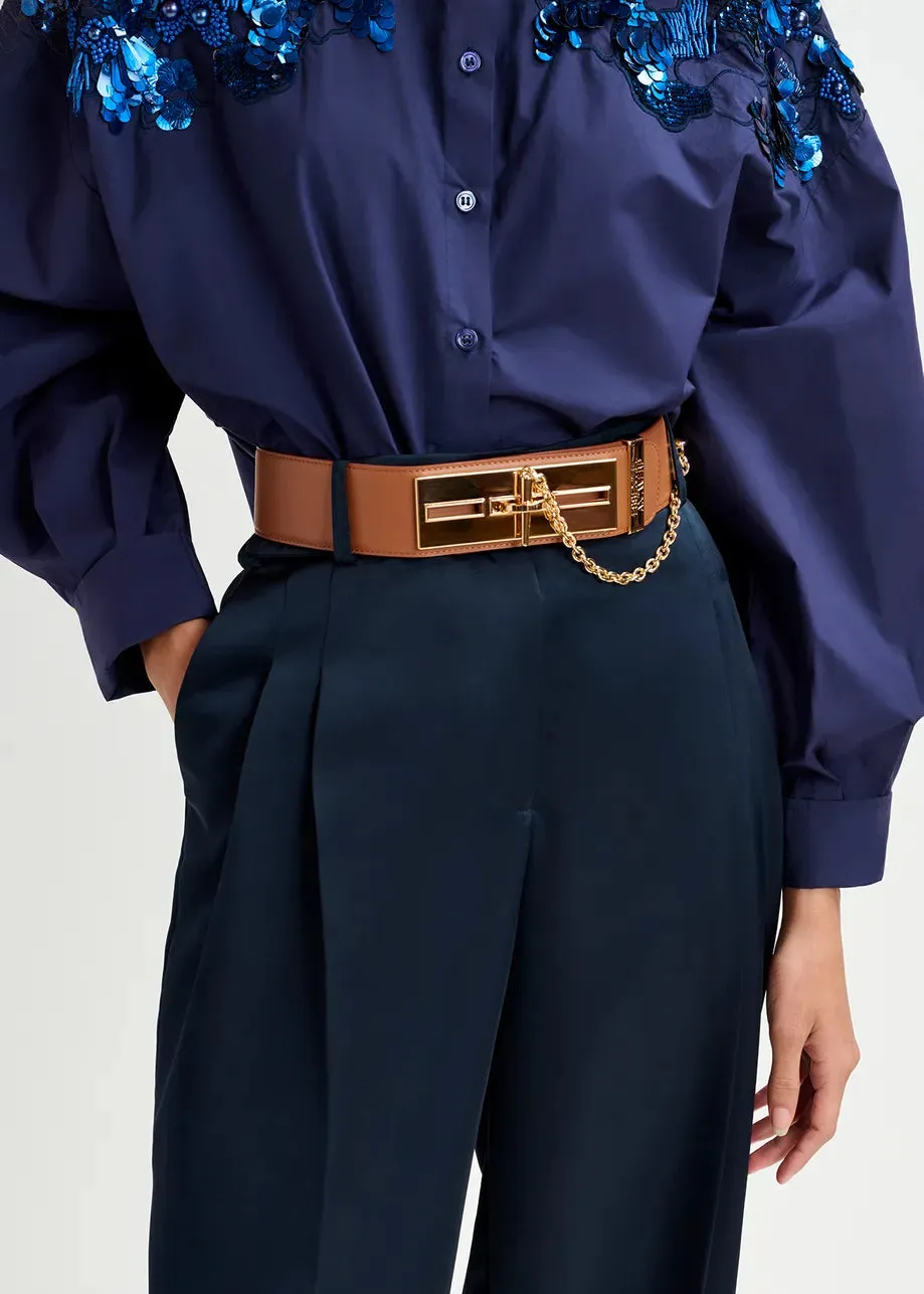 Essentiel Antwerp Gamme Belt in Brown