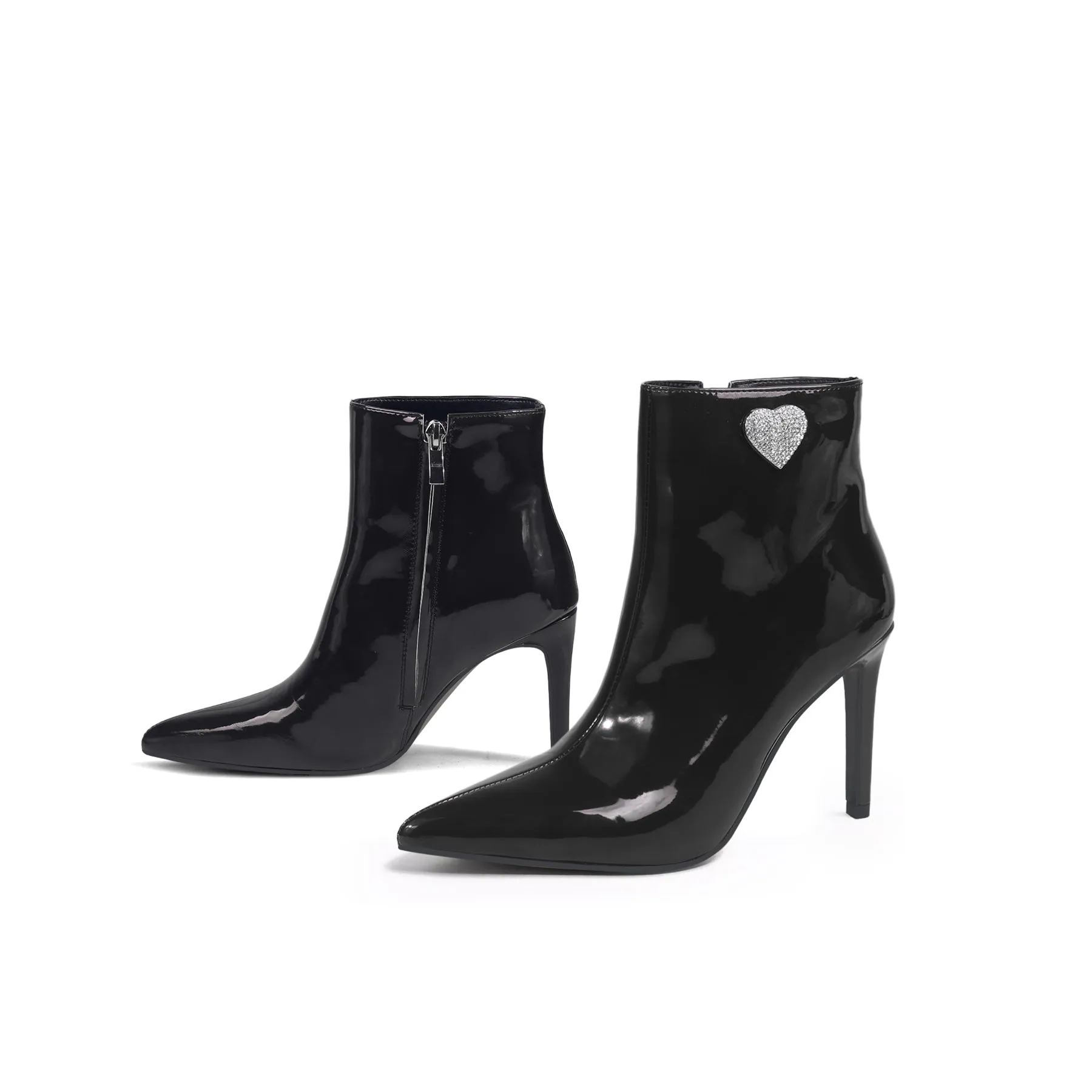 High Ankle Stiletto Boots