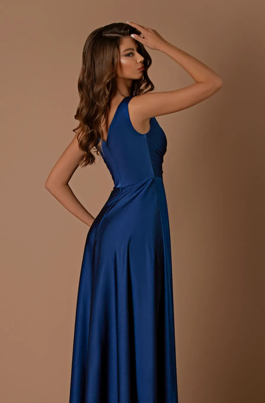 Janisa NBM1030 Gown by Nicoletta - Indigo