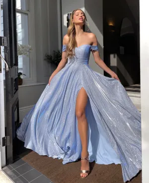 JP127 Gown by Jadore - Light Blue