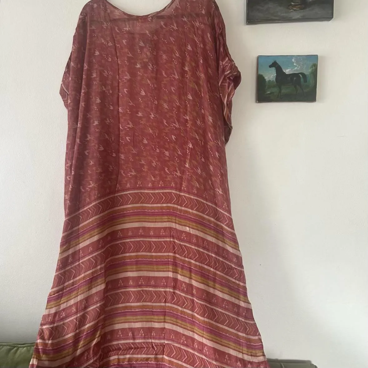 Long Silk Kaftan – Musk