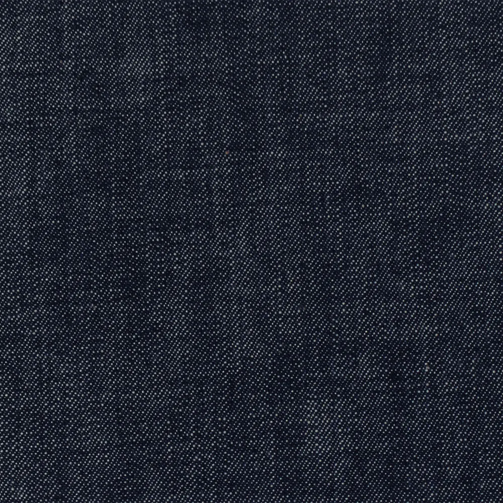 Navy Blue-White-Yellow 8 oz. Cotton Japanese Selvedge Denim Fabric