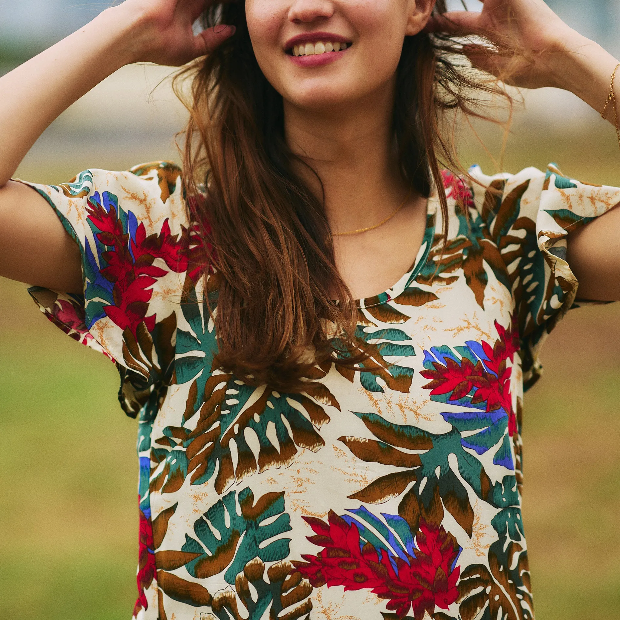 Red Ginger Tea Dress