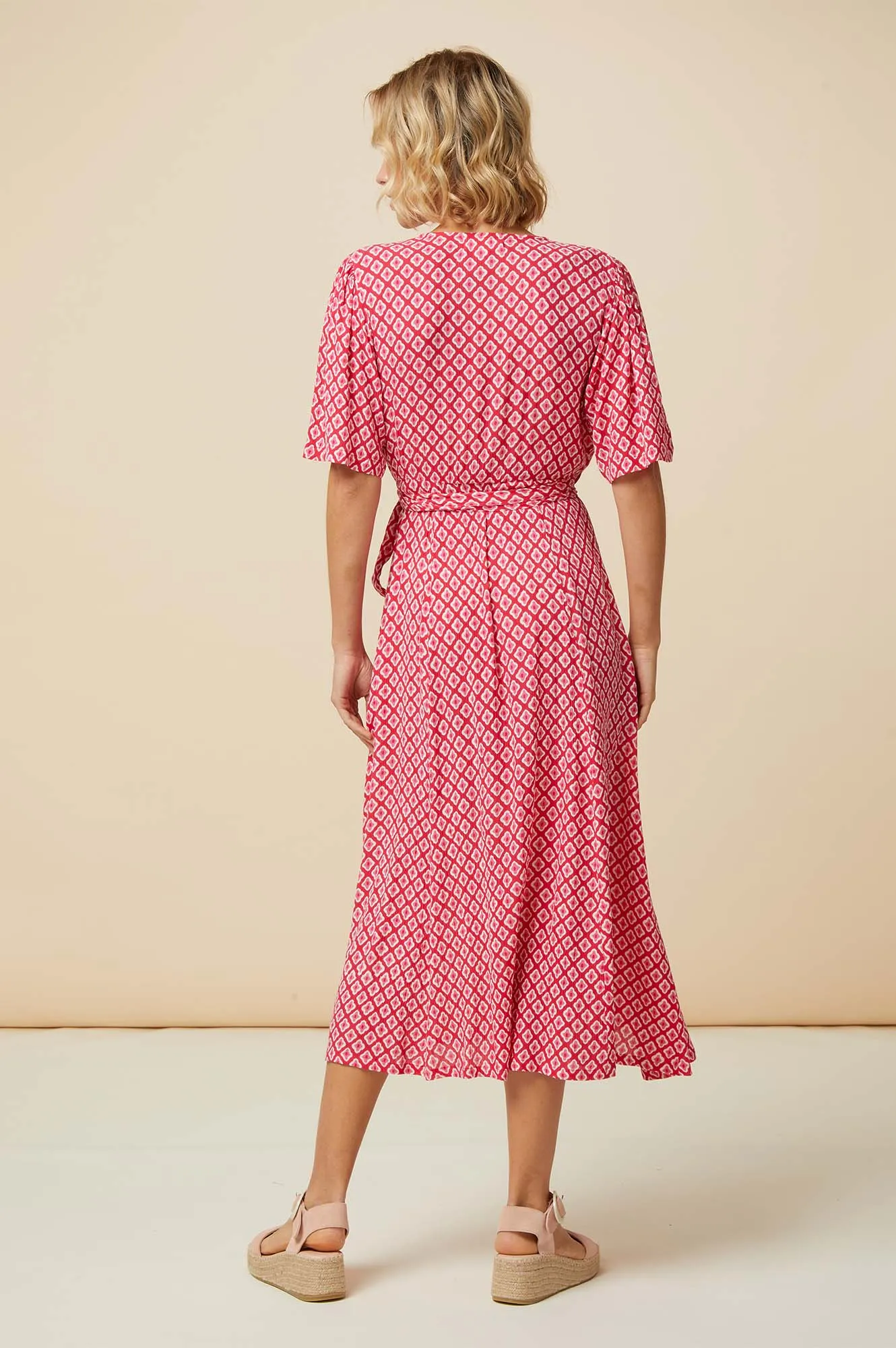 Shelley Wrap Dress | Cerise/Pink