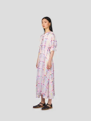 Soma Dress in Blotting Paper Print