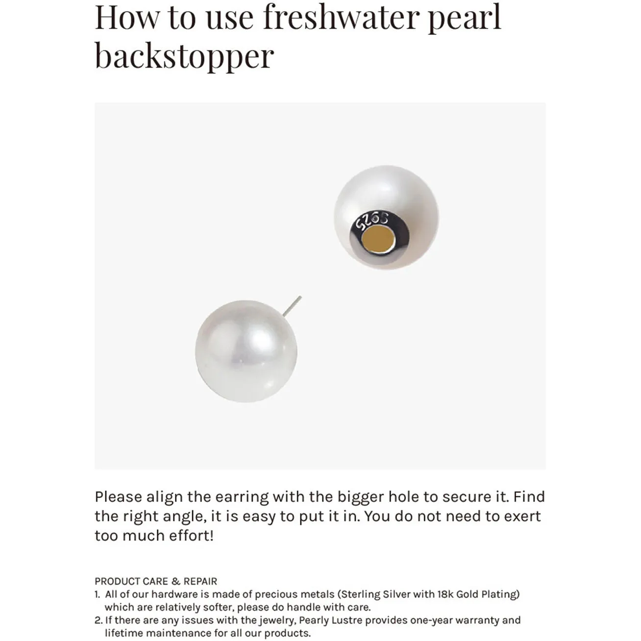 Top Grade Freshwater Pearl Earrings WE00582 | Party