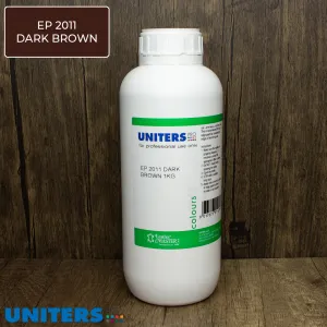 UNITERS BASE COLOUR EDGE PAINT 2000 MATT - 2011 DARK BROWN - 1KG